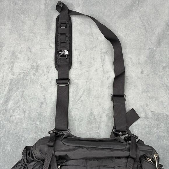 The North Face Terra Lumbar Pack Black Hip Waist Bag Mesh Pockets Gorpcore - Picture 4 of 15